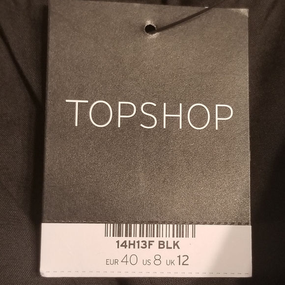 New Topshop Faux Leather Shorts - Black - Picture 9 of 9